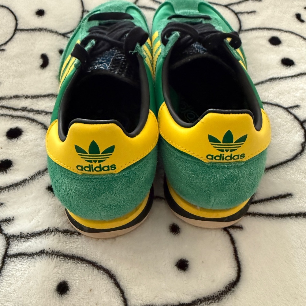 adidas Green and Yellow Men's Sneakers - Picture 5 of 8